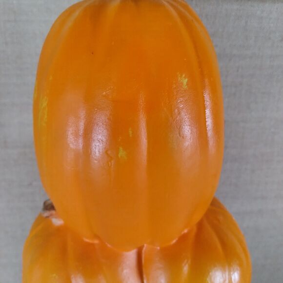 VTG 90s Paper Magic 18" Stacked Jack-O-Lantern Pumpkin Lighted Totem Halloween - Picture 6 of 12